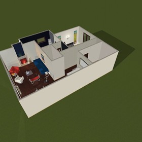 Interiors: 1 bedroom apartment 