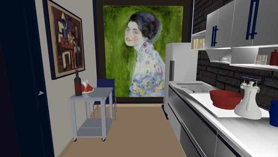 Interiors: 1 bedroom apartment 