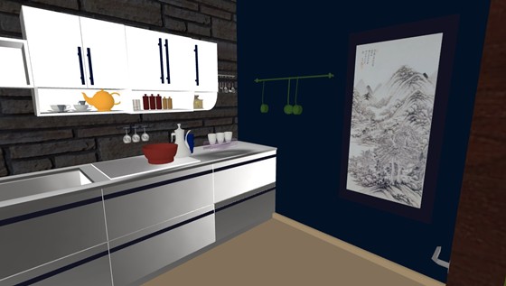 Interiors: 1 bedroom apartment 