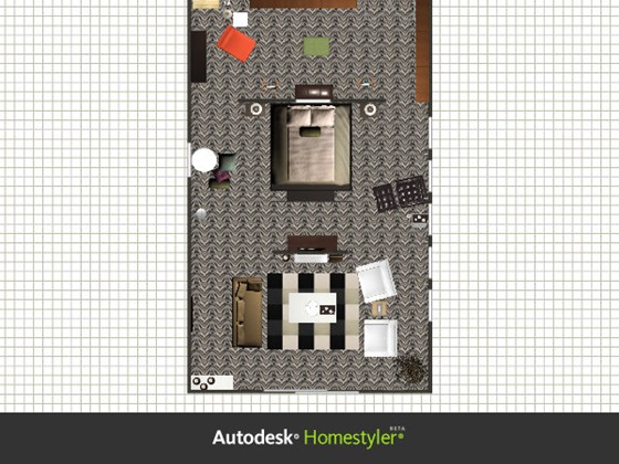 Interiors: master bedroom