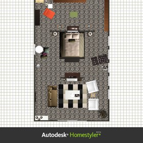 Interiors: master bedroom