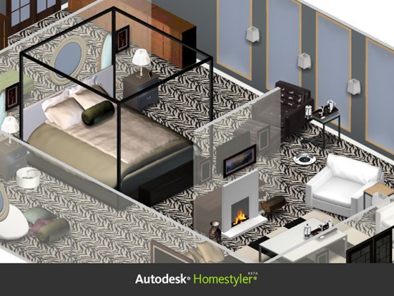 Interiors: master bedroom