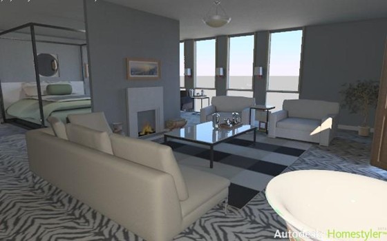 Interiors: master bedroom