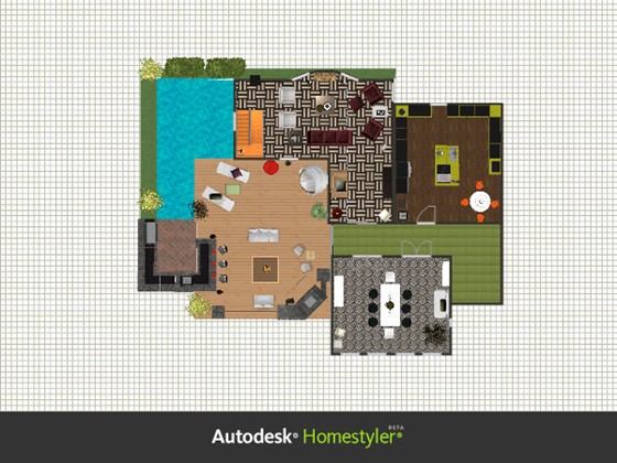 Interiors: living room