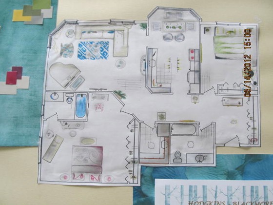 Interiors: holiday apartment