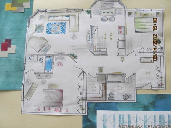 Interiors: holiday apartment